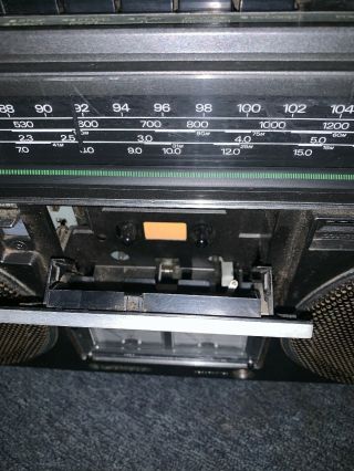 Vintage Sanyo M 9994K Boom Box Cassette Player FM/MW/SW1/SW2 Radio 5