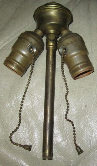 Vintage/antique Eagle - Brand Brass Bulb Holder W/stem – Lamp Part