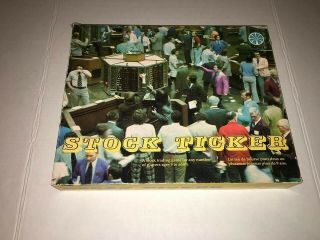 Vintage 1980s Stock Ticker Boardgame 100 Complete In