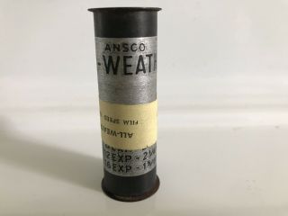Vintage Ansco All Weather 620 Exposed Film