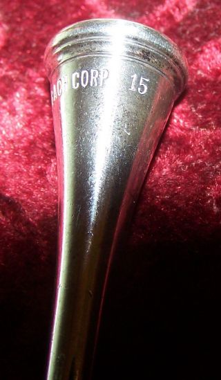 Vincent Bach Corp Size 15 Vintage French Horn Mouthpiece