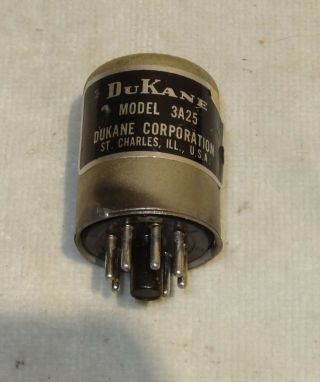 Vintage Dukane 3a25 Octal Mic Input Transformers Mc Sut Tube Preamp