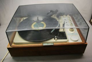 1960’s Klh Model Twenty 20 Record Player Fm Stereo Receiver Garrard Turntable