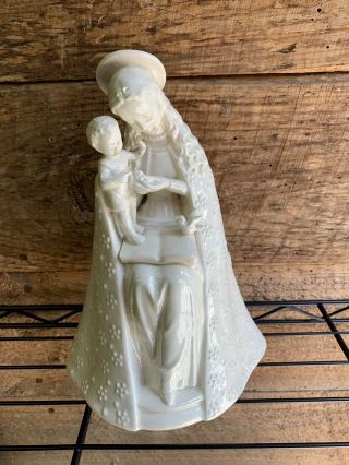 Vintage Goebel Mi Hummel Flower Madonna & Child Figurine 10/1 Tmk 3