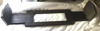 Vintage Adjustable Wood Book Ends With Shelf Bookends Rustic 2