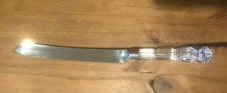 Vintage Waterford Crystal Cake Knife 8 Inch Blade,  5.  5 Inch Handle,  Box