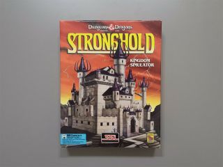Dungeons & Dragons Stronghold Vintage MS - DOS Computer Game PC Big Box Floppy 2