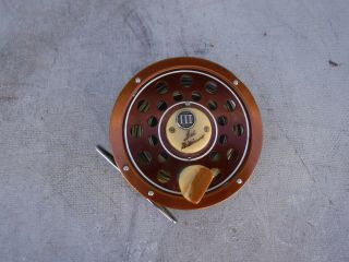 Vintage Ted Williams Fly Fishing Reel Model 312.  31552 W/5 Weight Floating Line