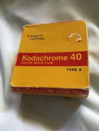 Vintage 1979 Kodak Kodachrome 40 Sound Color Movie Film Type A Prop