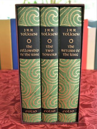 Tolkien: Lord Of The Rings Trilogy.  3 Volume Folio Society,  2002.  Like