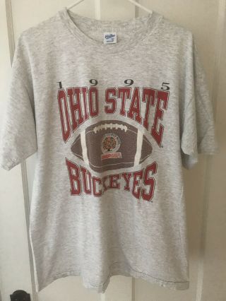 Vintage 1995 Ohio State Buckeyes Florida Citrus Bowl Shirt L/xl Single Stitched