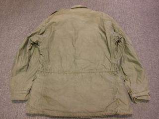 Vintage 40s WW2 US Army Military M - 1943 M43 Field Jacket W/ Patches 38 2