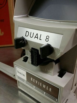 Vintage Baia Dual 8 Movie Film Editor Viewer Reviewer Bundle,  Box,  8mm/Super 8 6