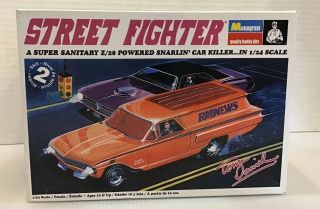 Vintage Revell Monogram Street Fighter ‘60 Chevy Panel Truck 1:24 Scale