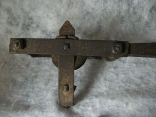VTG S.  NEWHOUSE 4 SINGLE SPRING TRAP Marked ONEIDA COMMUNITY Spring & Pan 6