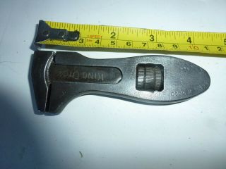 Classic Vintage King Dick Adjustable Spanner 4 - 1/4” Made In England Wrench