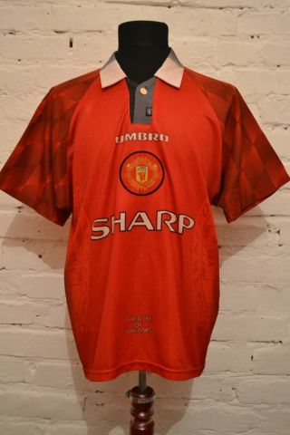 Vintage Manchester United 1996/1997/1998 Home Football Shirt Soccer Jersey Umbro