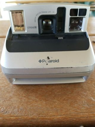 Poloroid One 600 Silver And Black Instant Camera