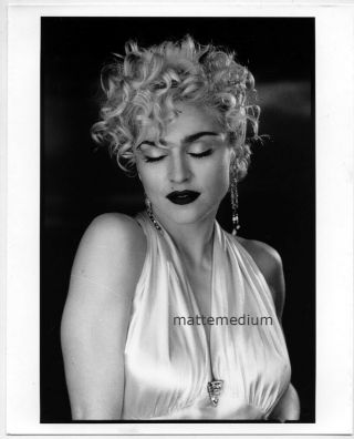 M19c Madonna Vogue Video - Vintage 1990s Black White 8x10 Photo =ritts Fincher=