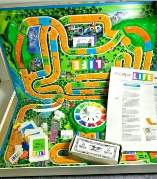 Vintage 1985 1991 The Game of Life Board Game Milton Bradley Family Fun Classic 2