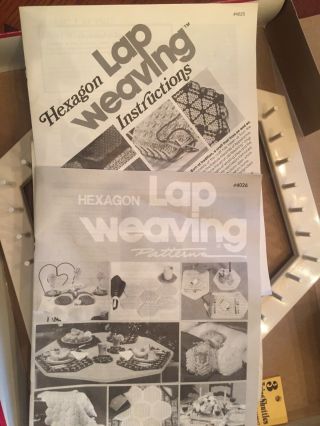 Vintage Distlefink Designs / John Alan Love & Money Hexagon Lap Weaving Looms 4