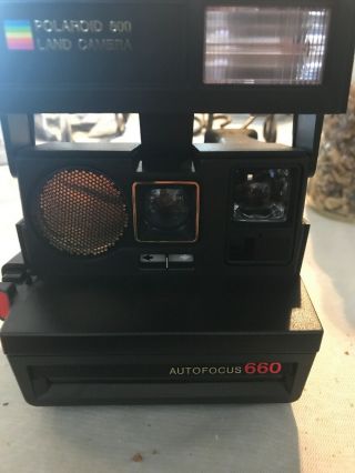 Vintage Polaroid 600 Land Camera Autofocus 660