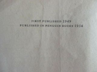1984 BY GEORGE ORWELL VINTAGE PENGUIN FIRST EDITION PAPERBACK DATED 1954 3