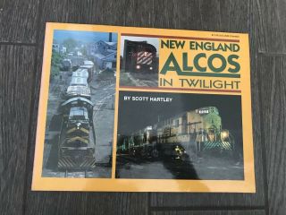 Railroad Train Book England Alcos In Twilight Scott Hartley