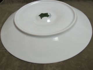 Vintage Elegance France Marked Solid White Porcelain China Oyster Plate 3