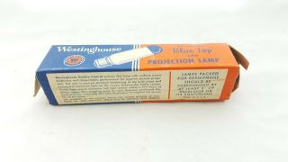 Vintage Westinghouse Blue Top Projection Lamp Bulb Czx 120v 500w T10 Med.  Pf