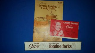 Vintage Oster Electric Fondue Pot Cooker Avocado Model 681 5