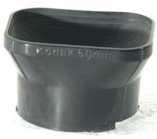 Black Plastic Kodak Lens Hood W 35mm Id For Retina 50mm 2.  8 Camera Lenses