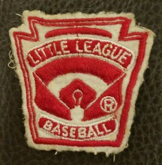 Vintage 1950s Little League Baseball All Red 3 " Patch
