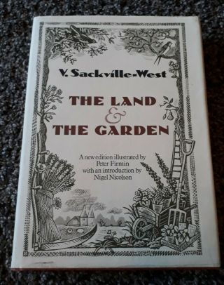The Land & And The Garden Vita Sackville - West Vintage Poetry Book Hardback Dj