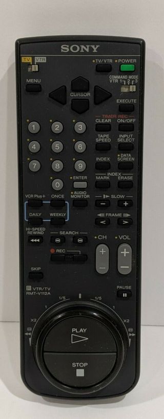 Sony SLV - 760HF VHS VCR Player Recorder 4 Head Hi - Fi Stereo Remote Fully 5