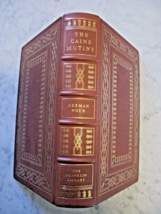Franklin Library Leather The Caine Mutiny Herman Wouk Signed 60 Edition