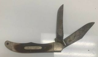 Vintage Schrade - Walden Usa Old Timer 250t Two Blade Folding Knife