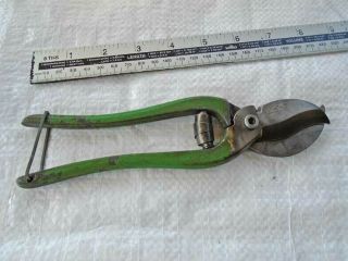 Vintage 8 " Pruning Secateurs By W Marples & Sons,  Old Tool