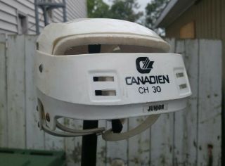 Vtg Hockey Hurling Helmet Canadiens Ch30 " In Style Sk100 " Made In Canada