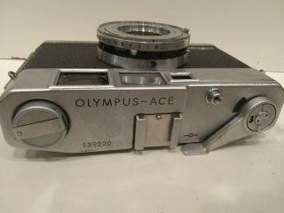 1958 Olympus Ace rangefinder w/45 mm f/2.  8 lens,  made in Japan. 4