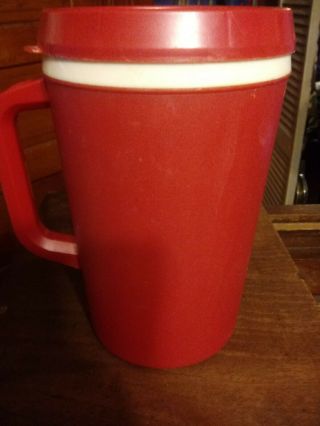 Vintage Aladdin Insulated Travel Mug Red 32oz Usa