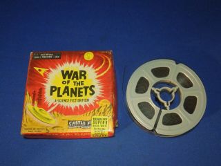 Vintage War Of The Planets 8 Mm Film With Box Castle Film No.  1010