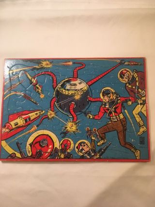 Vintage 1952 Buck Rogers Frame Tray Jigsaw Puzzle