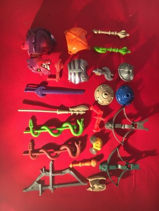 1980s He - Man Masters Of The Universe Accessories / Weapons Vintage