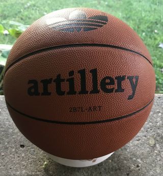 Vintage Adidas Artillerty Cowhide Leather Game Winning Basketball 70’s 2