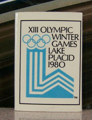 Vintage Matchbook Q6 Xiii 1980 Olympic Winter Games Lake Placid York Sports
