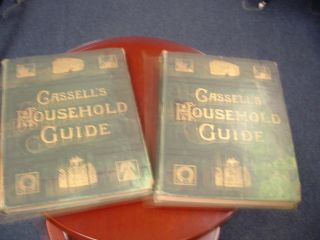 Cassells Household Guide & Revised C1900 Vols Ii And Iii