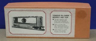 Vintage Walthers 933 - 6892 Ho Impact Test Car Tongue In Cheek 1979 Built Boxed