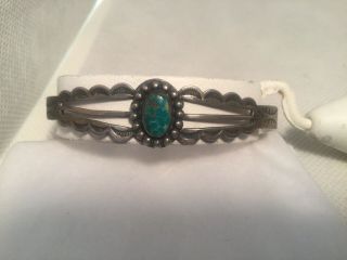 Vintage,  60’s,  Native American,  Turquoise Cuff,  Bracelet,  Sterling