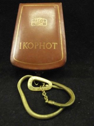 Zeiss Ikon Ikophot Light Meter With Case And Fob - -